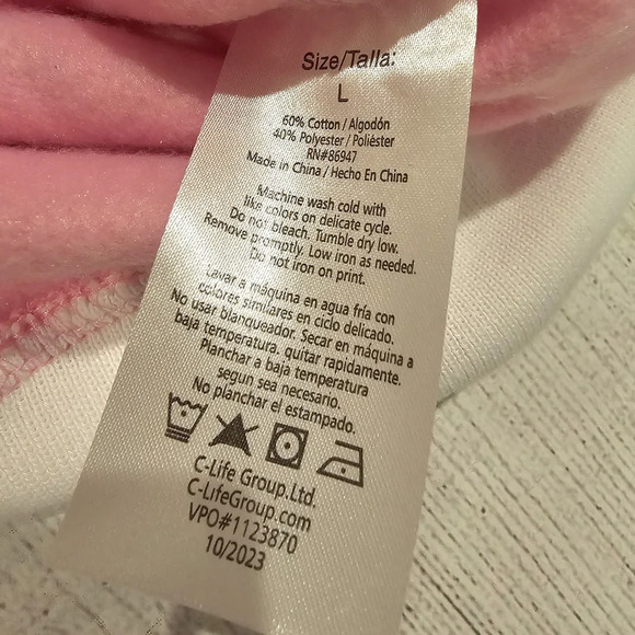 Barbie Pink •Size Large• Quarter Zip Collared Soft Sweatshirt •New w/ Tag• - Picture 2 of 7